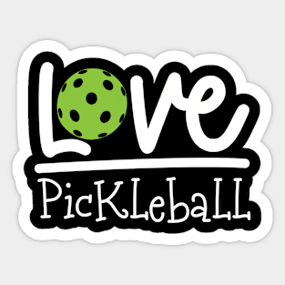 Love Pickleball Sticker